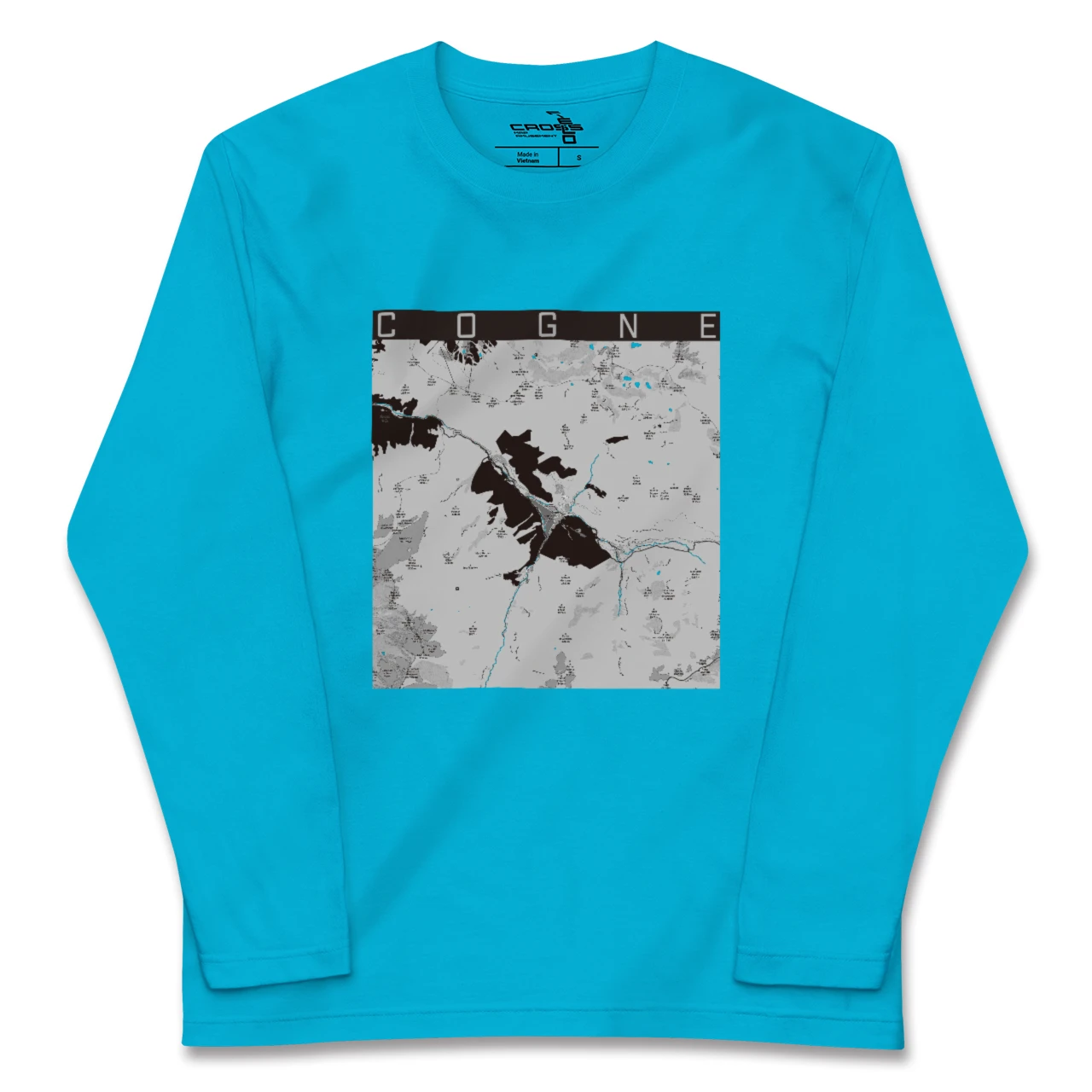 【コーニュ(イタリア)】地図柄ロングスリーブTシャツ