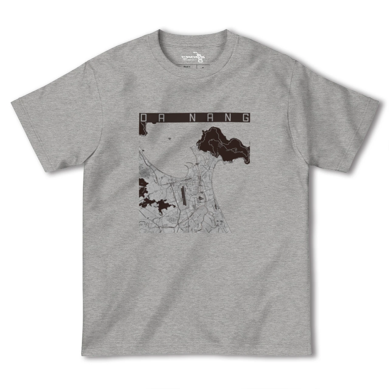【ダナン(ベトナム)】地図柄ヘビーウェイトTシャツ