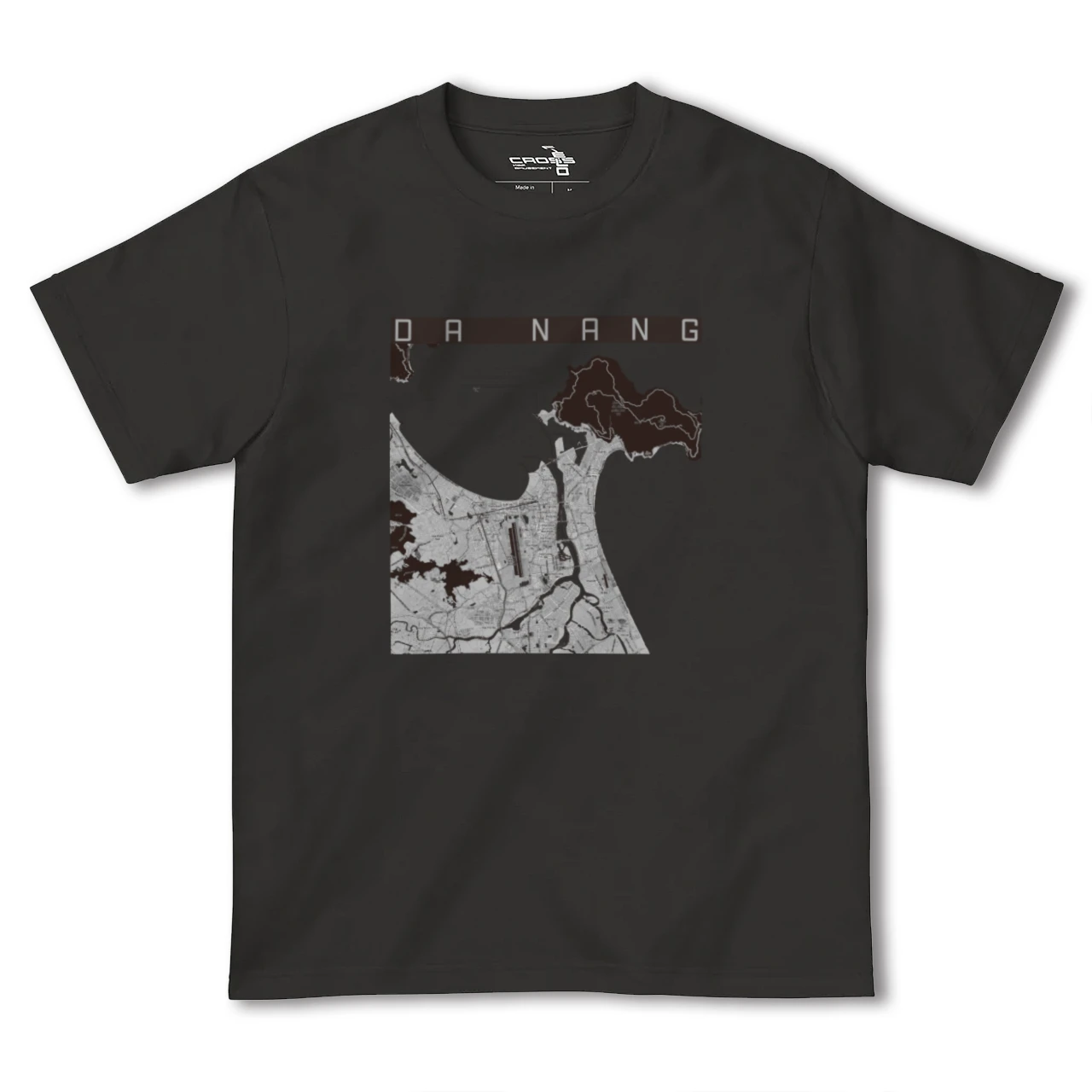 【ダナン(ベトナム)】地図柄ヘビーウェイトTシャツ