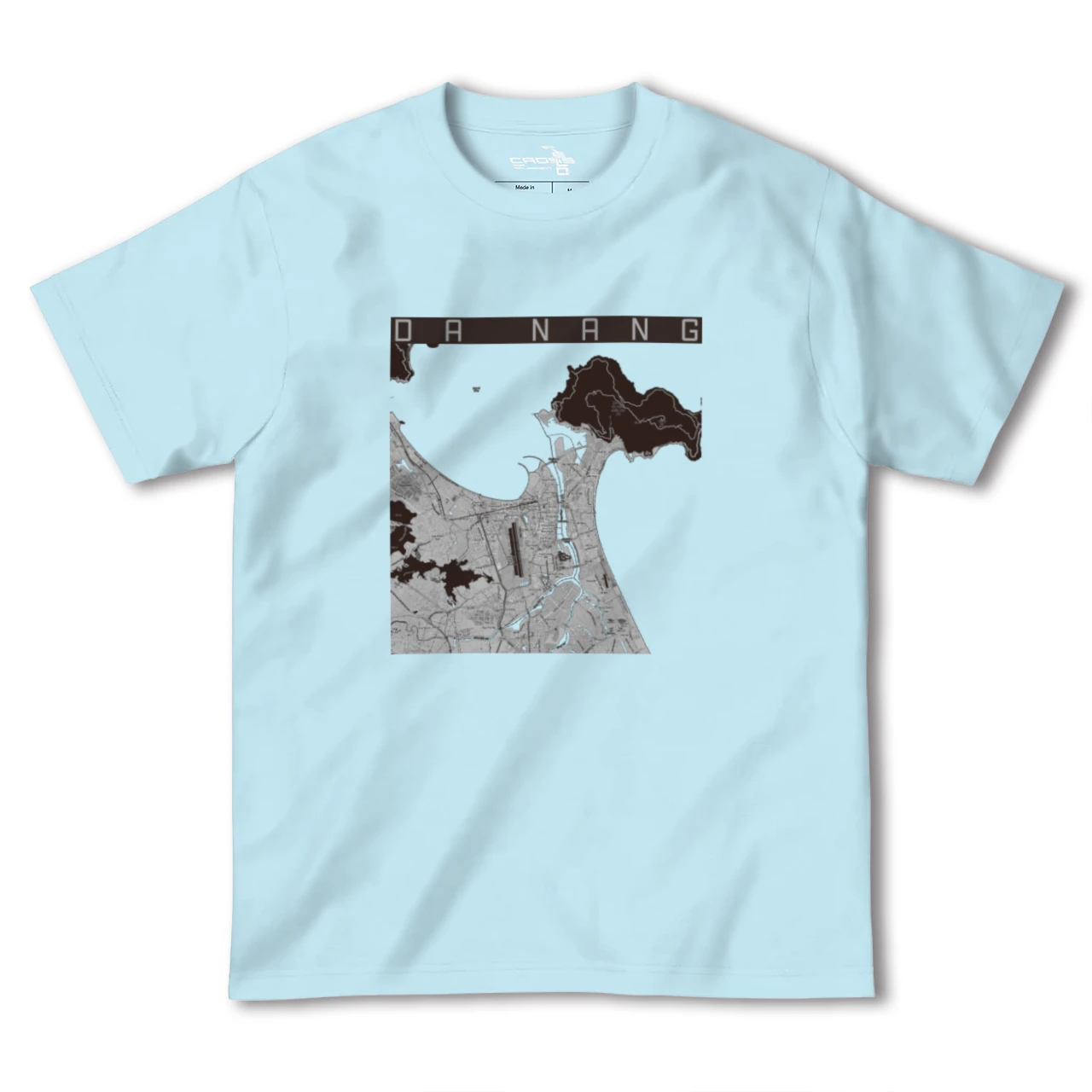 【ダナン(ベトナム)】地図柄ヘビーウェイトTシャツ