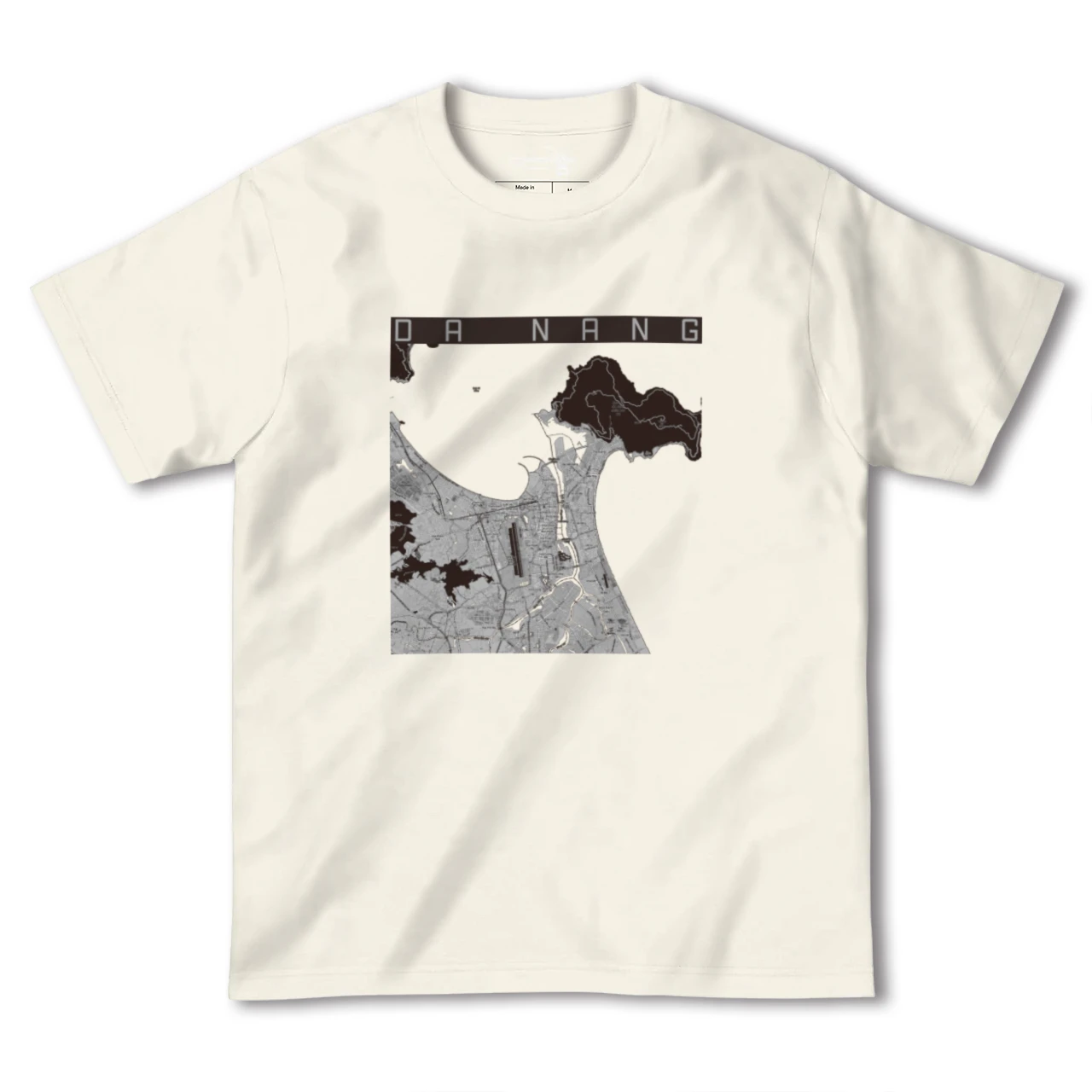 【ダナン(ベトナム)】地図柄ヘビーウェイトTシャツ