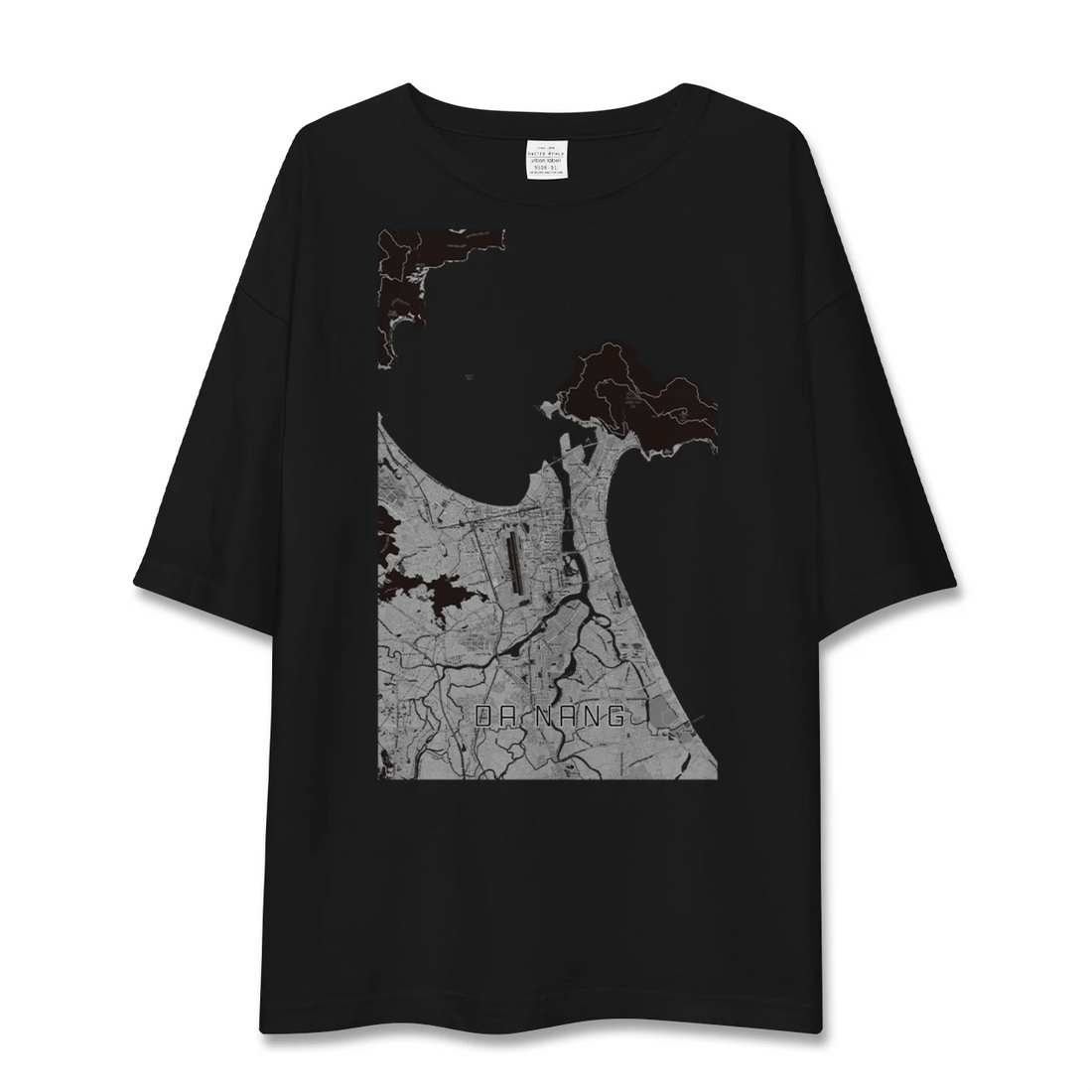 【ダナン(ベトナム)】地図柄ビッグシルエットTシャツ