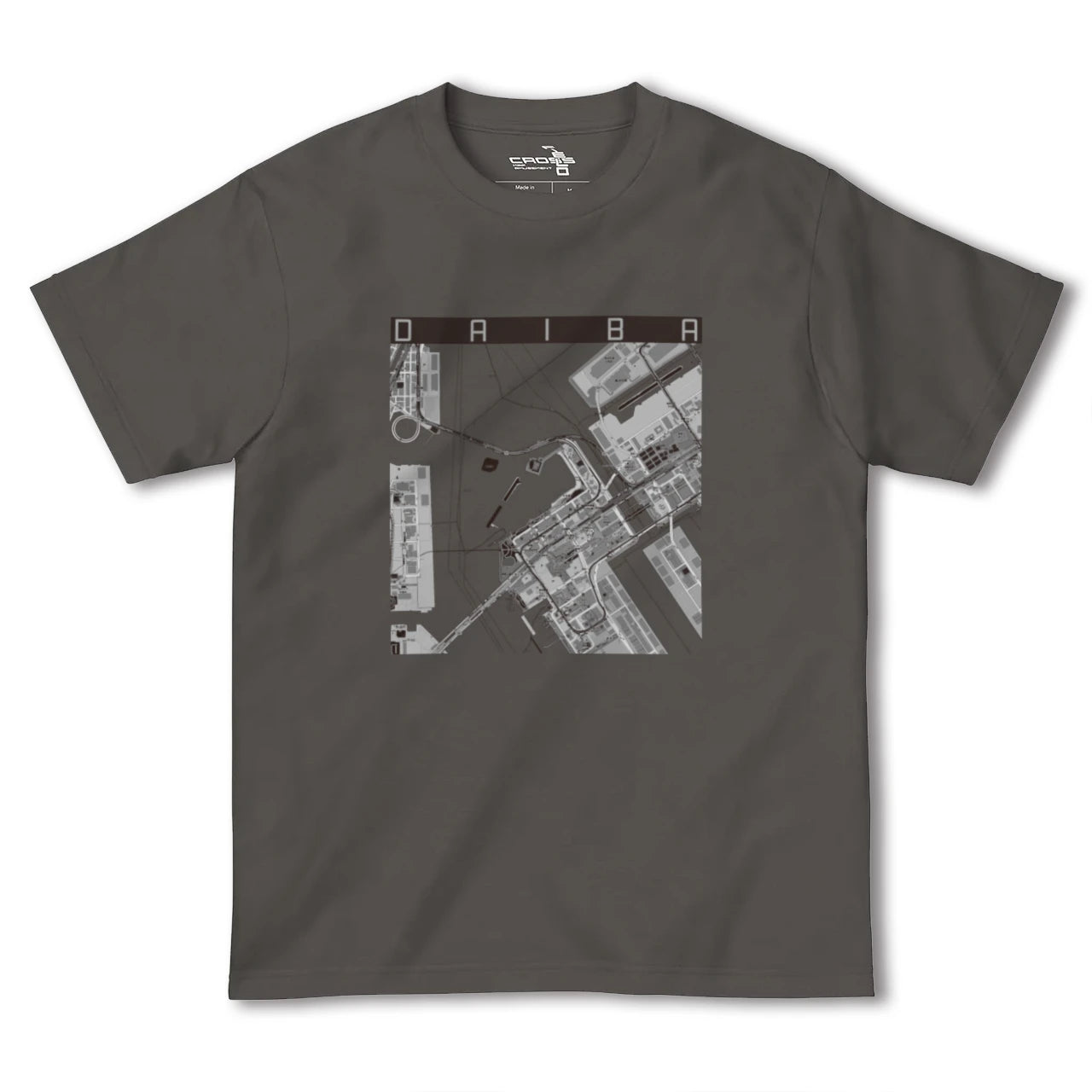 【台場(東京都)】地図柄ヘビーウェイトTシャツ