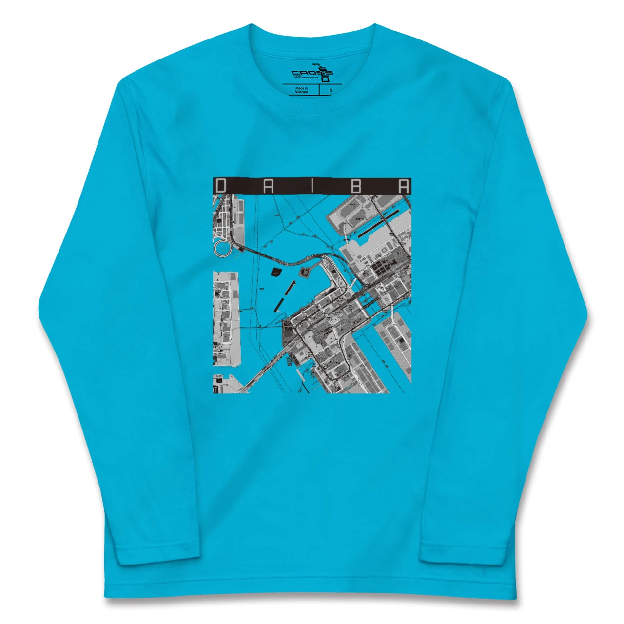 【台場(東京都)】地図柄ロングスリーブTシャツ