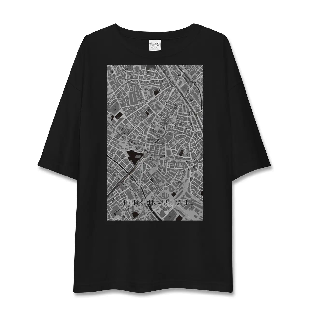 【代官山(東京都)】地図柄ビッグシルエットTシャツ