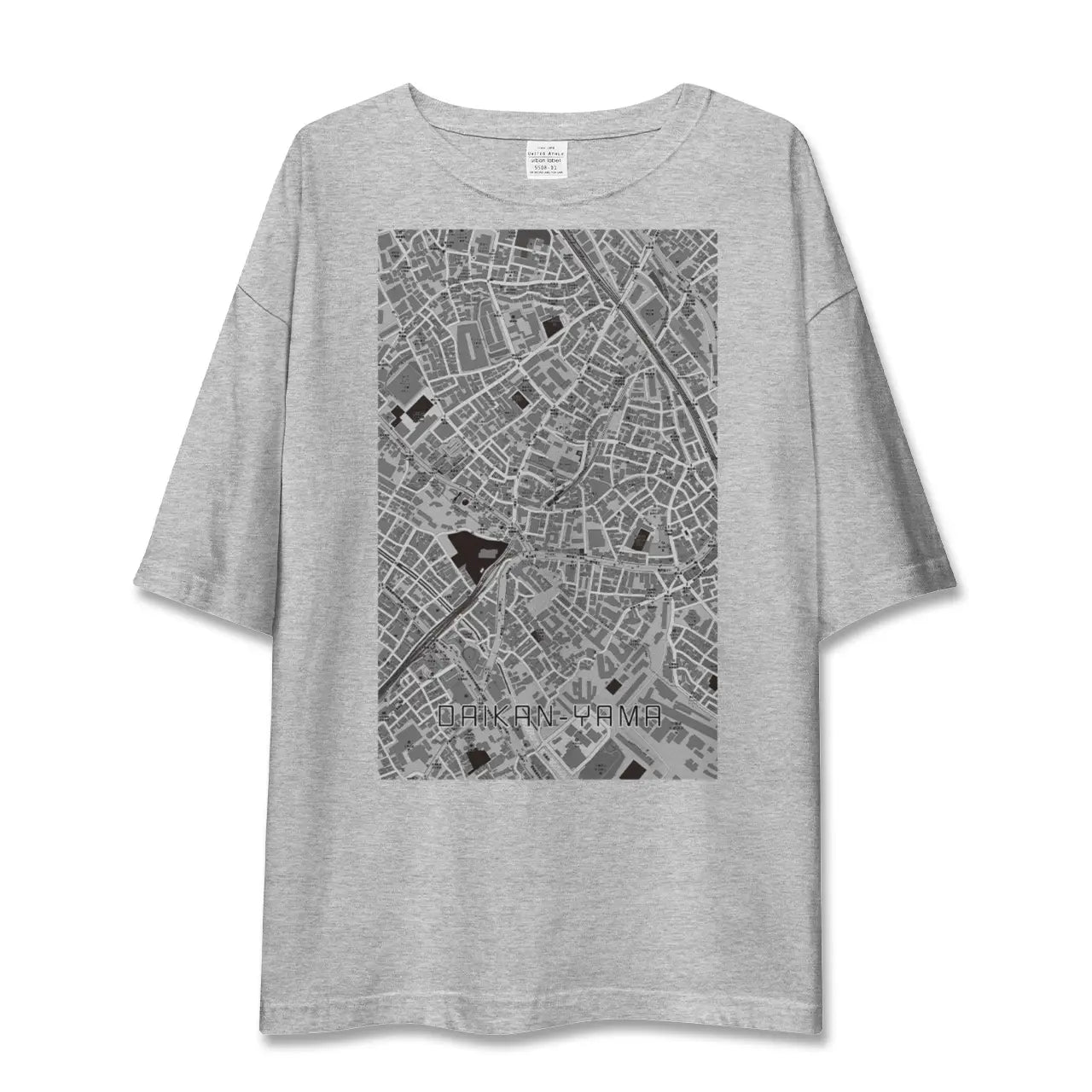【代官山(東京都)】地図柄ビッグシルエットTシャツ