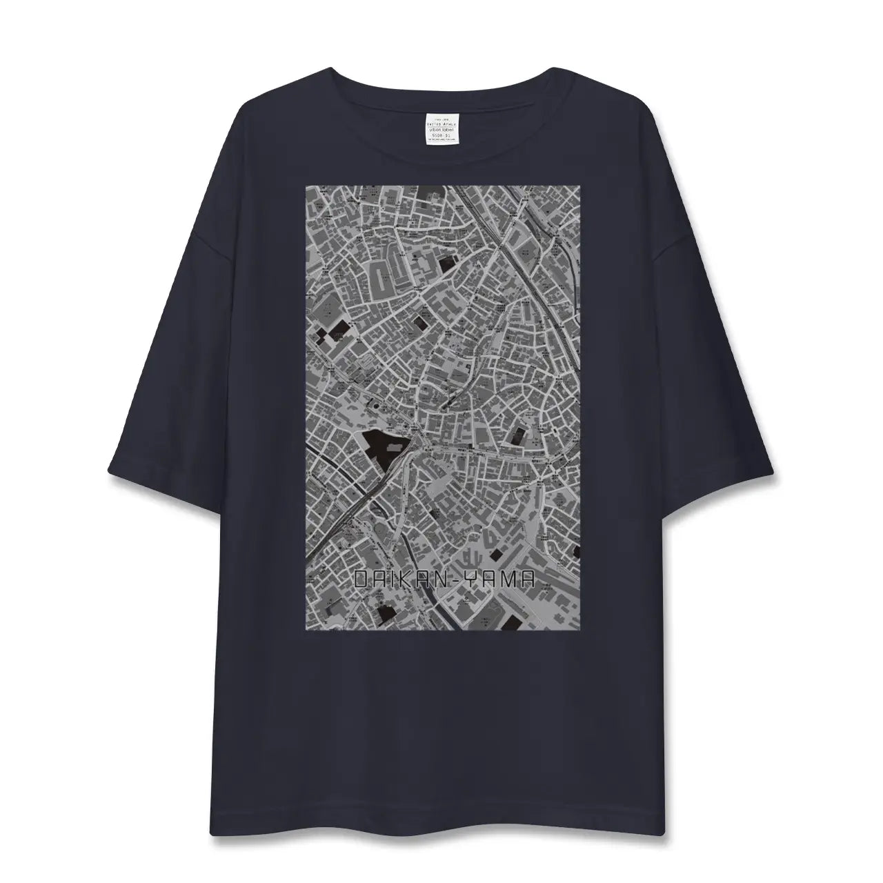 【代官山(東京都)】地図柄ビッグシルエットTシャツ