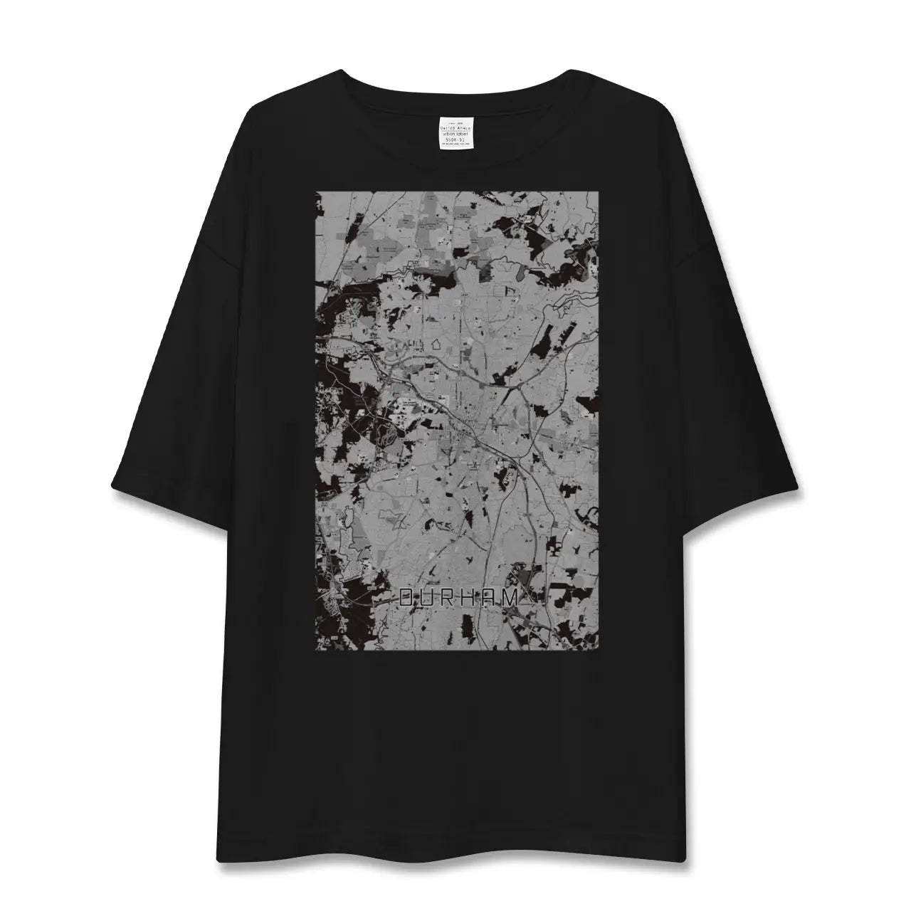 【ダーラム(アメリカ)】地図柄ビッグシルエットTシャツ