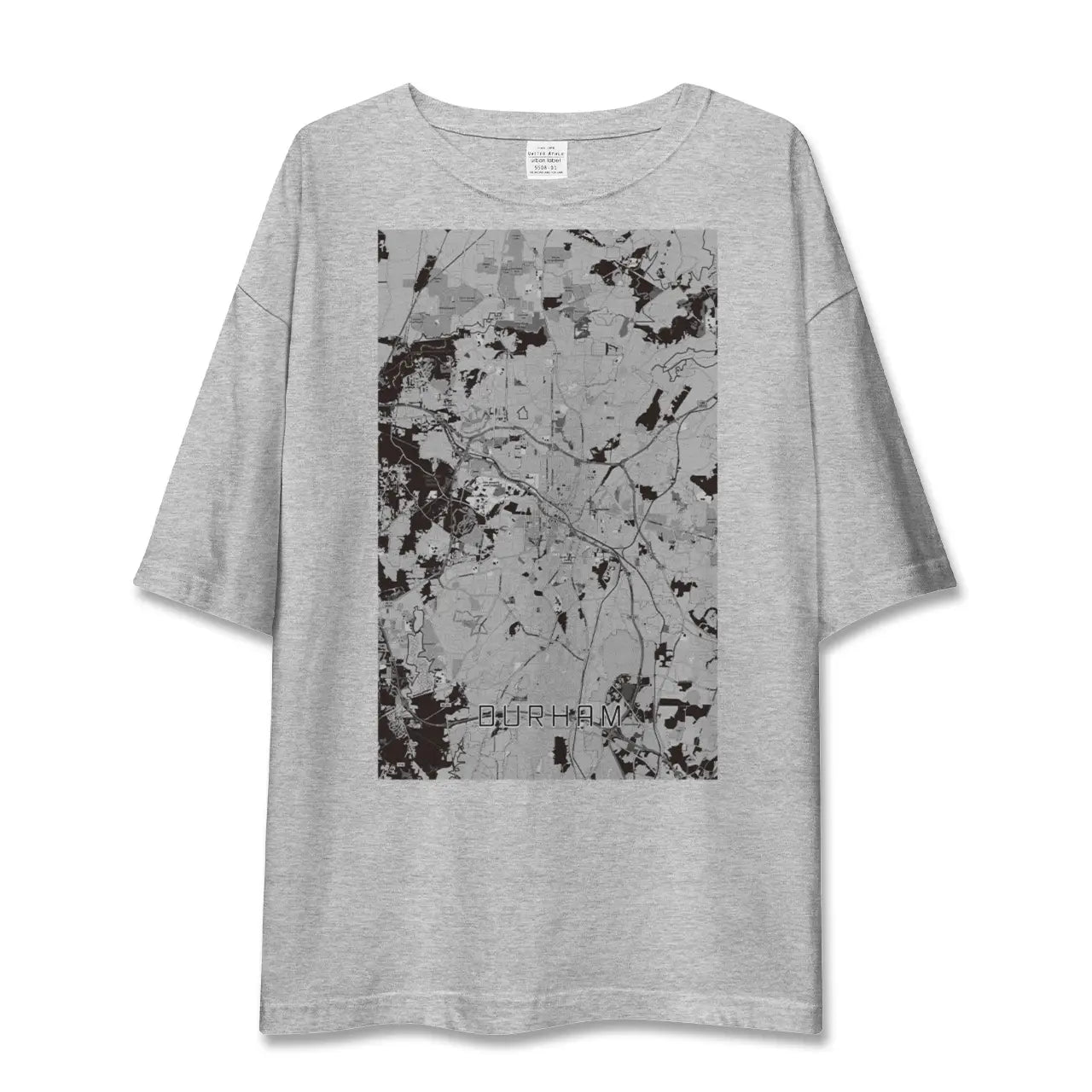 【ダーラム(アメリカ)】地図柄ビッグシルエットTシャツ