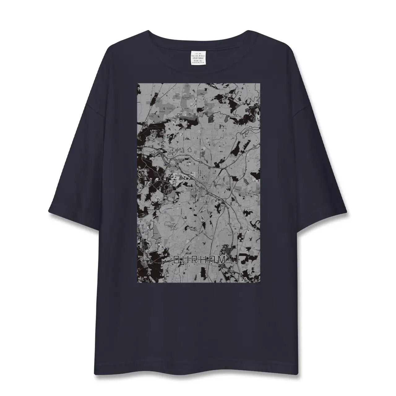 【ダーラム(アメリカ)】地図柄ビッグシルエットTシャツ