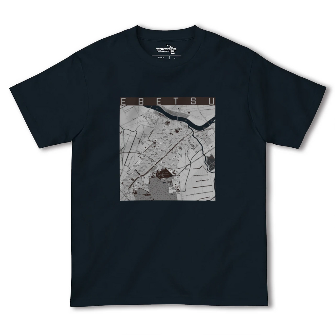 【江別(北海道)】地図柄ヘビーウェイトTシャツ