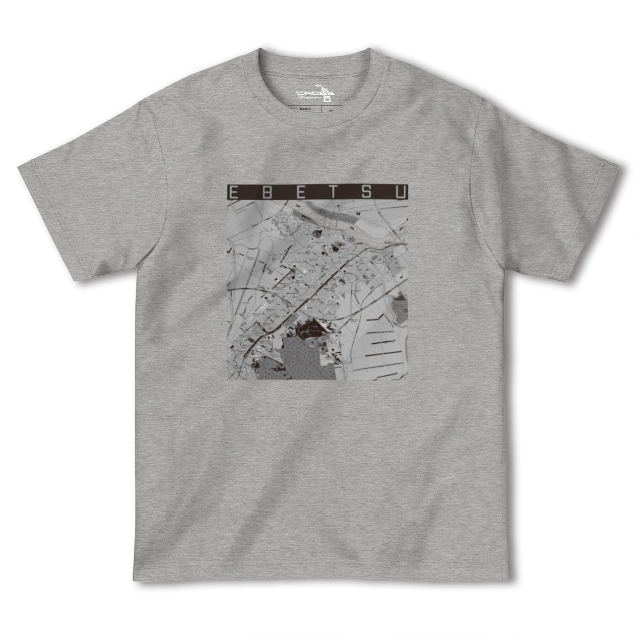 【江別(北海道)】地図柄ヘビーウェイトTシャツ