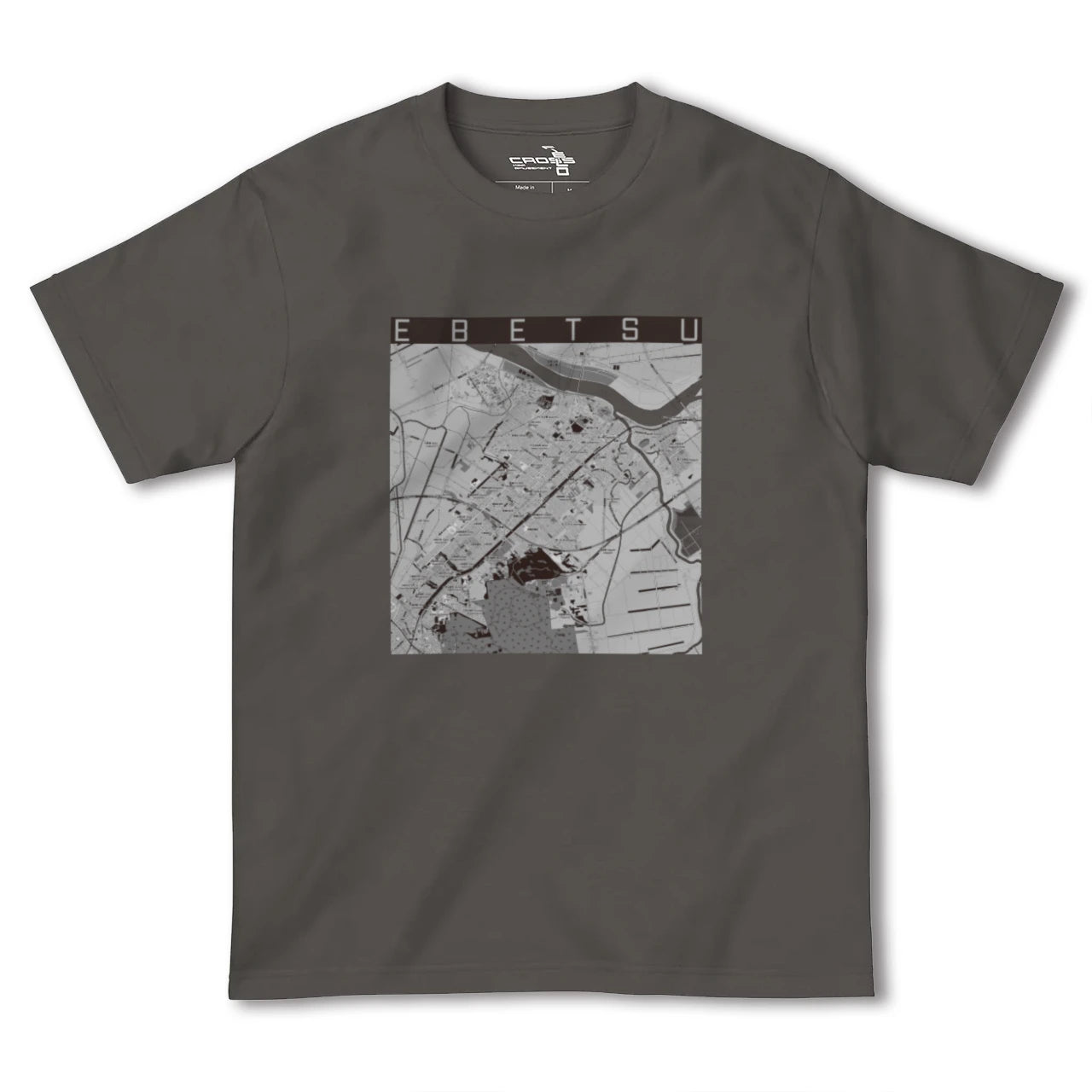 【江別(北海道)】地図柄ヘビーウェイトTシャツ