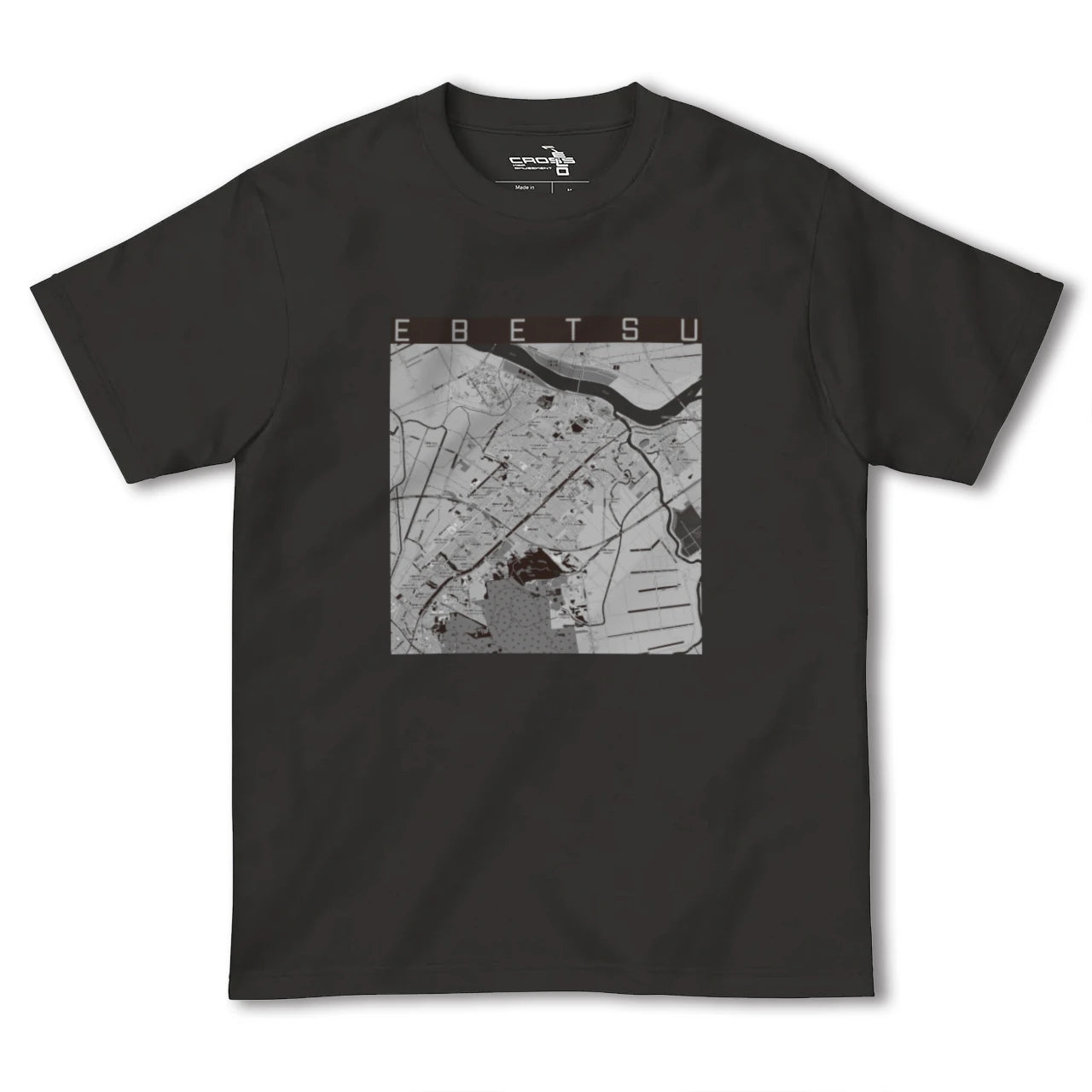 【江別(北海道)】地図柄ヘビーウェイトTシャツ