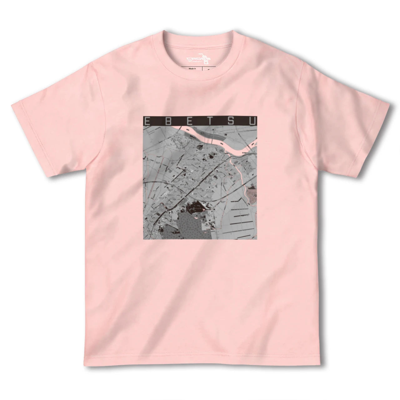 【江別(北海道)】地図柄ヘビーウェイトTシャツ