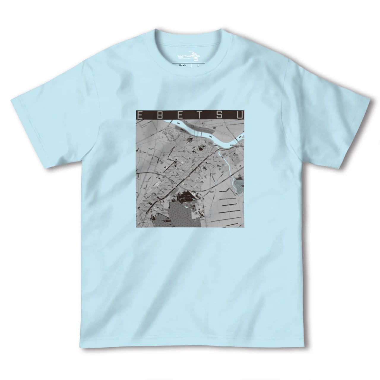 【江別(北海道)】地図柄ヘビーウェイトTシャツ