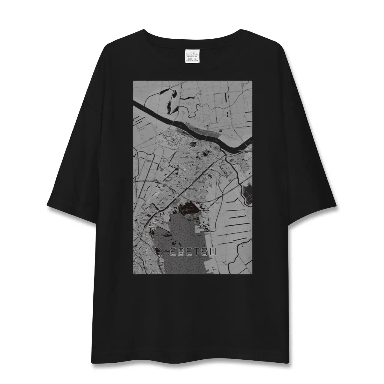 【江別(北海道)】地図柄ビッグシルエットTシャツ