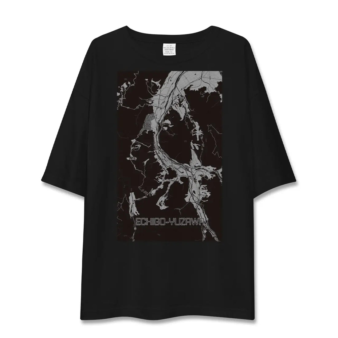 【越後湯沢(新潟県)】地図柄ビッグシルエットTシャツ
