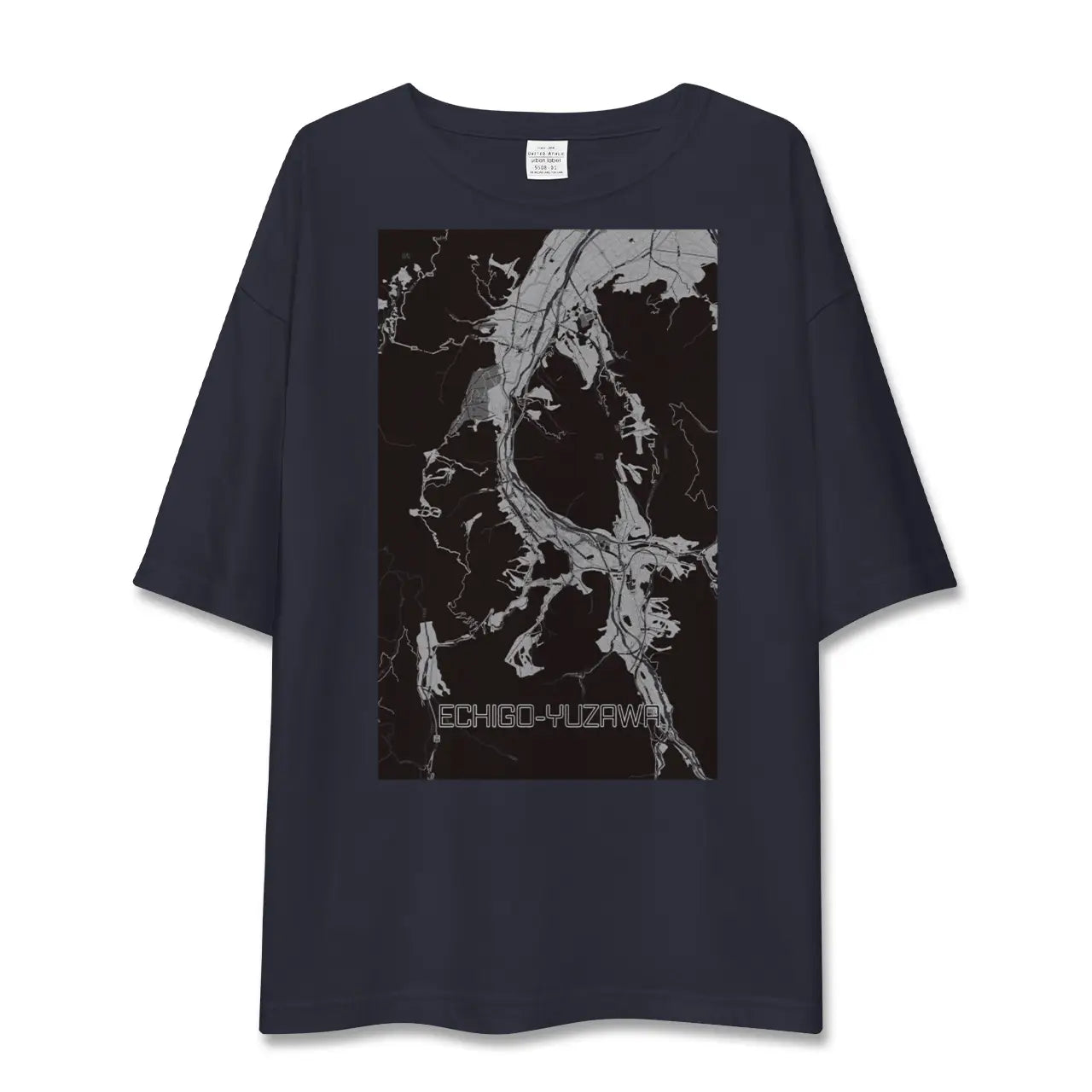 【越後湯沢(新潟県)】地図柄ビッグシルエットTシャツ