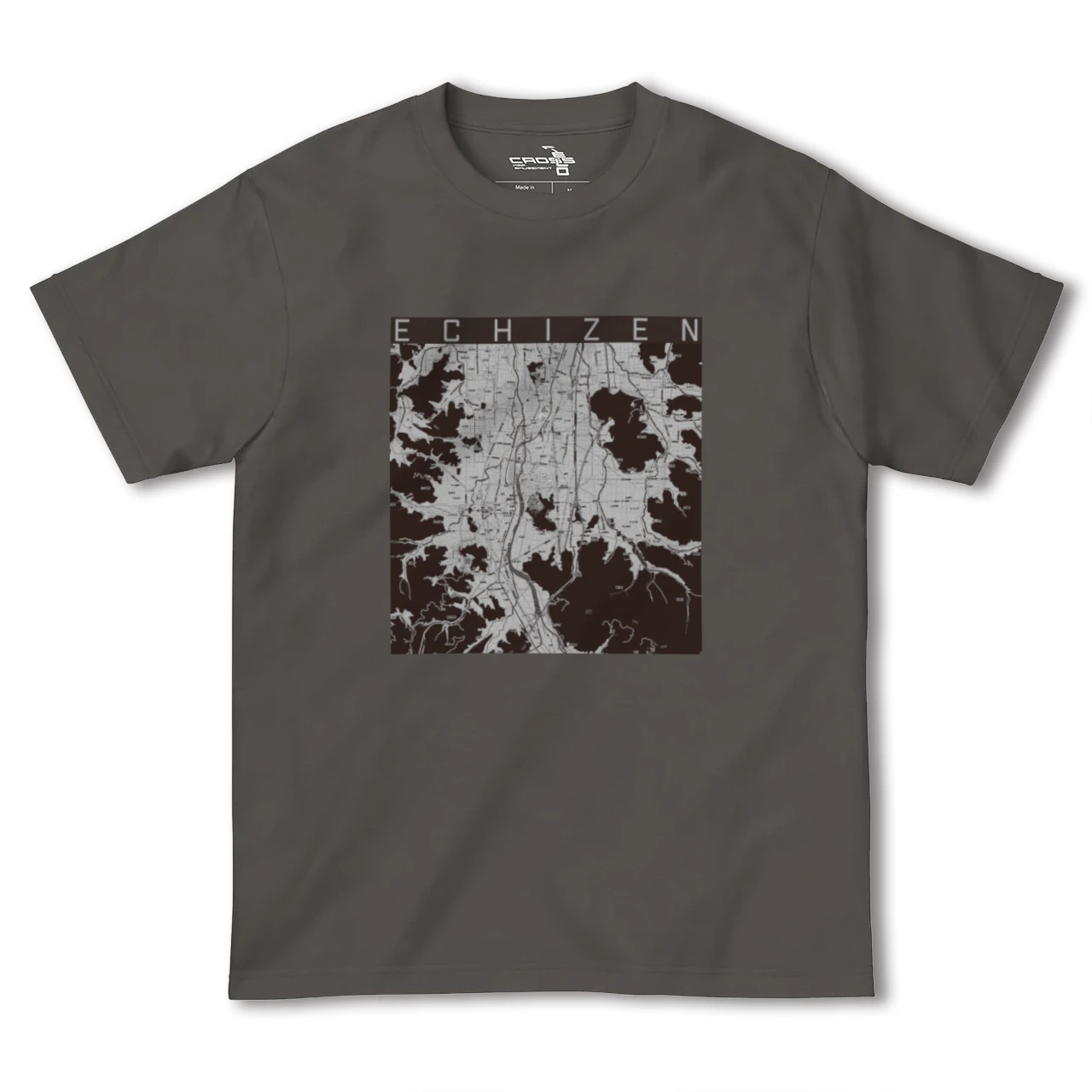 【越前(福井県)】地図柄ヘビーウェイトTシャツ