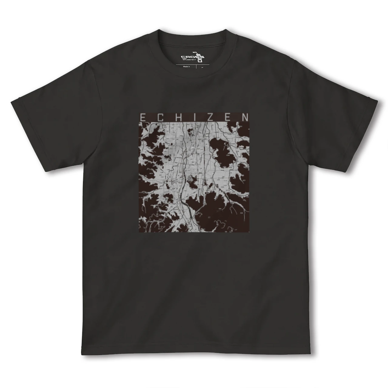 【越前(福井県)】地図柄ヘビーウェイトTシャツ