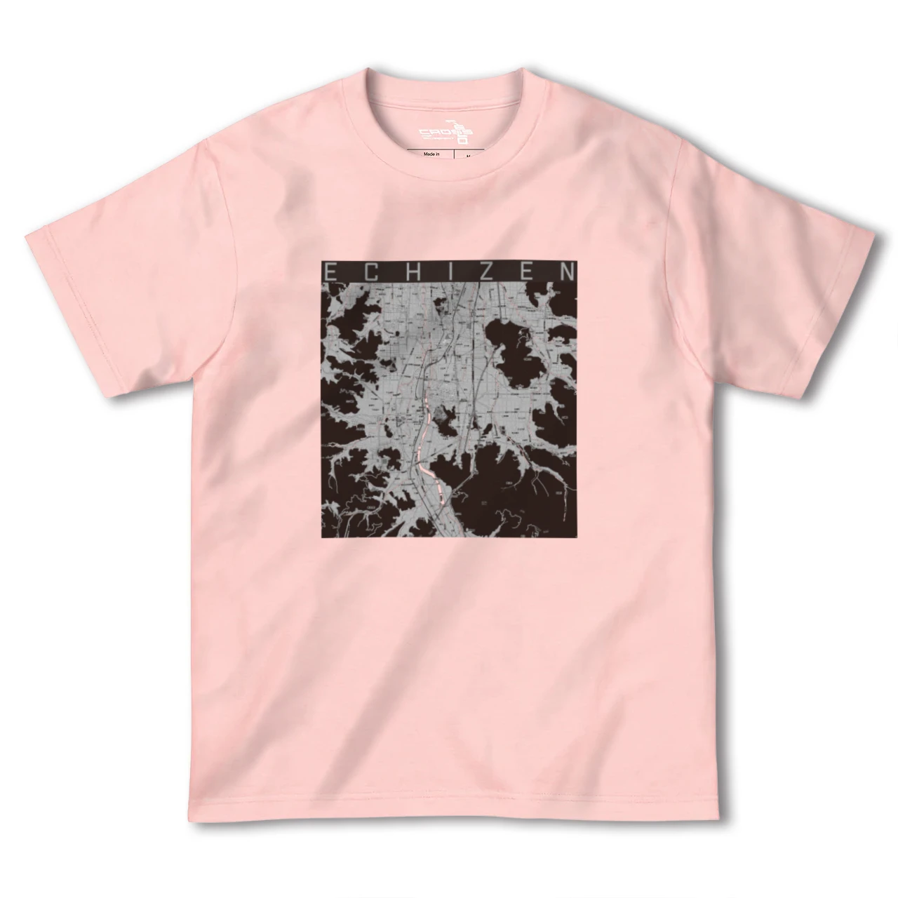 【越前(福井県)】地図柄ヘビーウェイトTシャツ