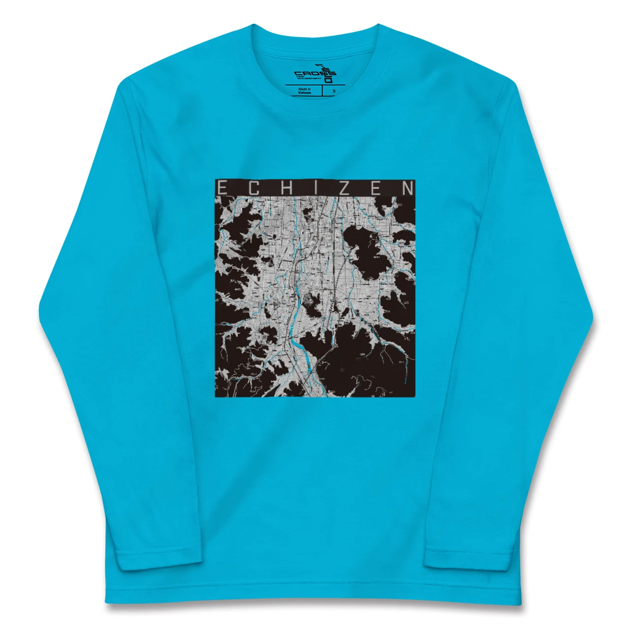 【越前(福井県)】地図柄ロングスリーブTシャツ
