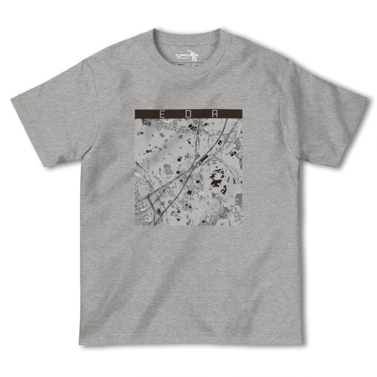 【江田(神奈川県)】地図柄ヘビーウェイトTシャツ