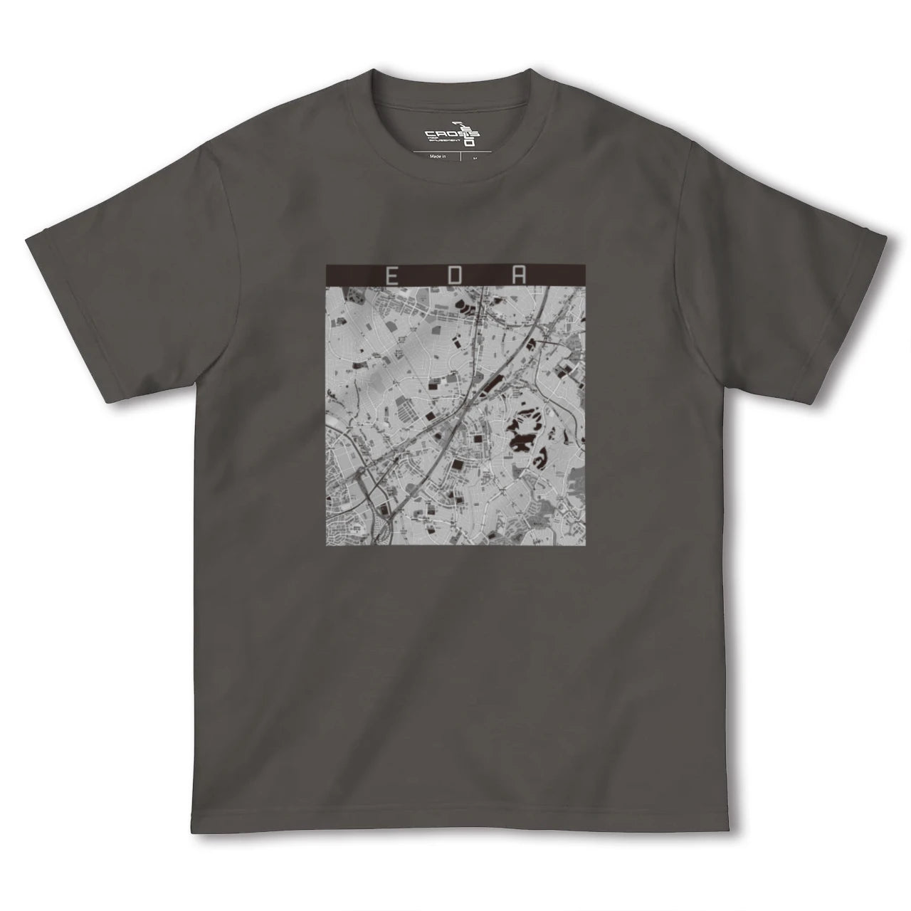 【江田(神奈川県)】地図柄ヘビーウェイトTシャツ