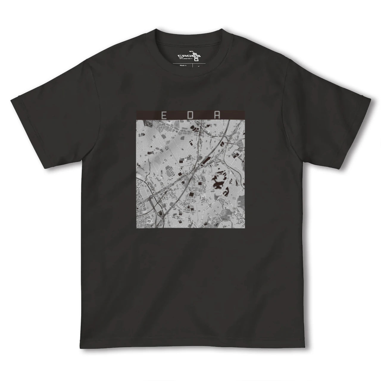 【江田(神奈川県)】地図柄ヘビーウェイトTシャツ