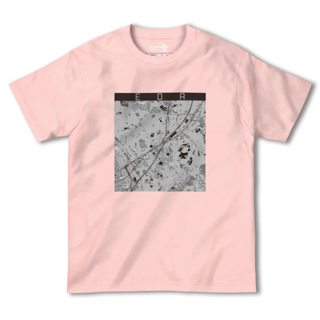 【江田(神奈川県)】地図柄ヘビーウェイトTシャツ