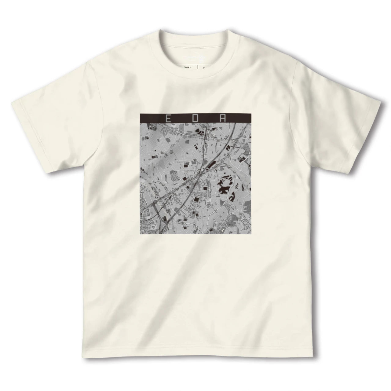 【江田(神奈川県)】地図柄ヘビーウェイトTシャツ