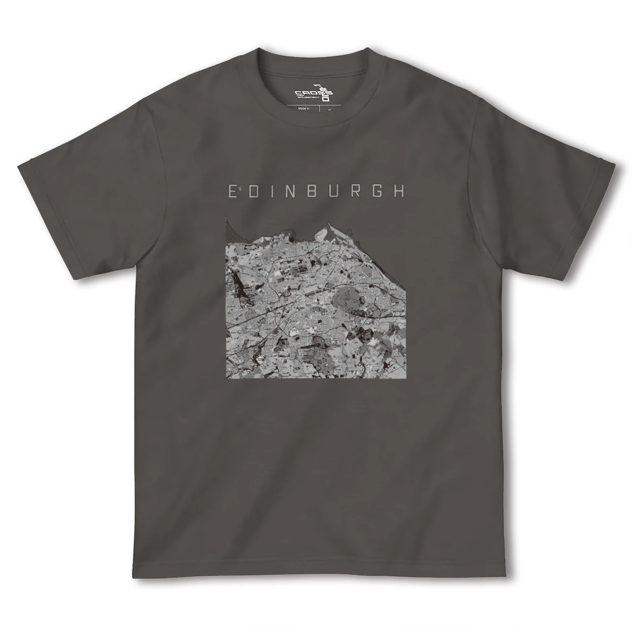 【エディンバラ(イギリス)】地図柄ヘビーウェイトTシャツ