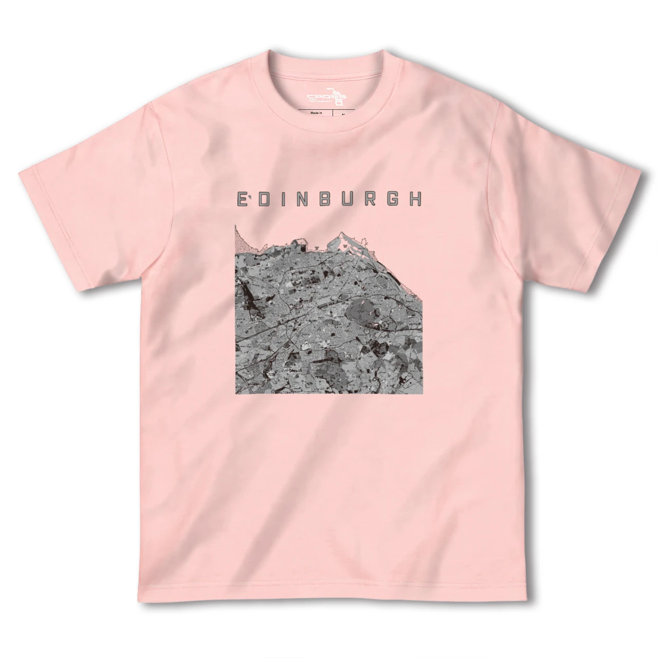 【エディンバラ(イギリス)】地図柄ヘビーウェイトTシャツ