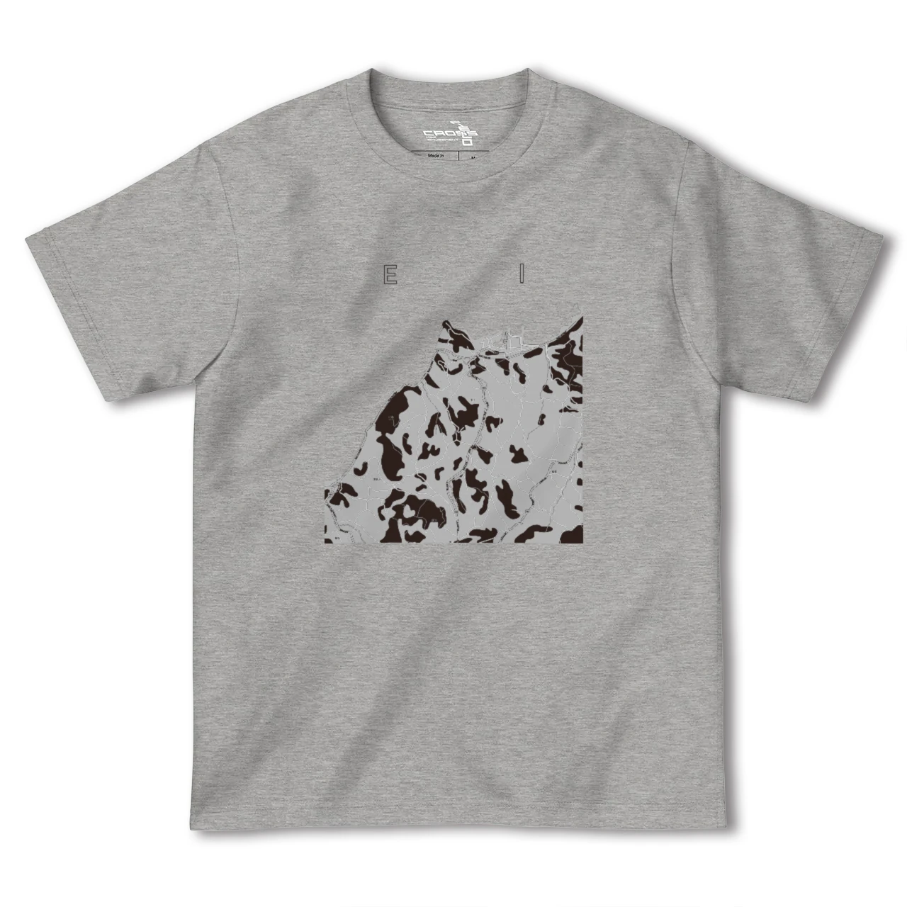 【江井(兵庫県)】地図柄ヘビーウェイトTシャツ
