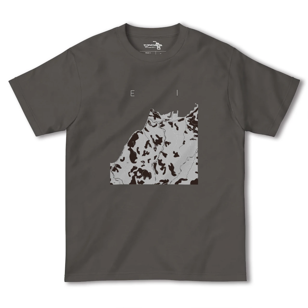 【江井(兵庫県)】地図柄ヘビーウェイトTシャツ