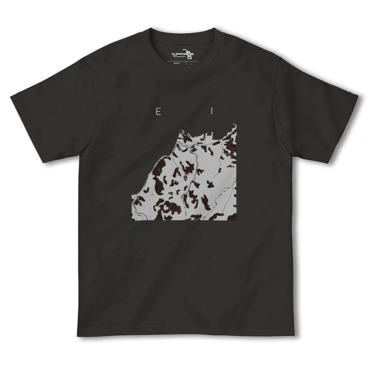 【江井(兵庫県)】地図柄ヘビーウェイトTシャツ