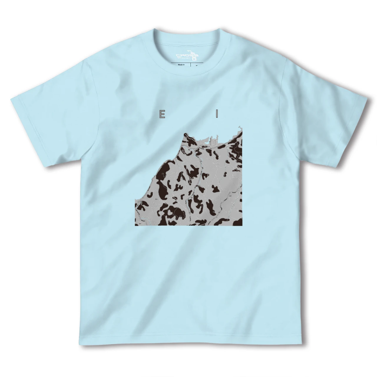 【江井(兵庫県)】地図柄ヘビーウェイトTシャツ