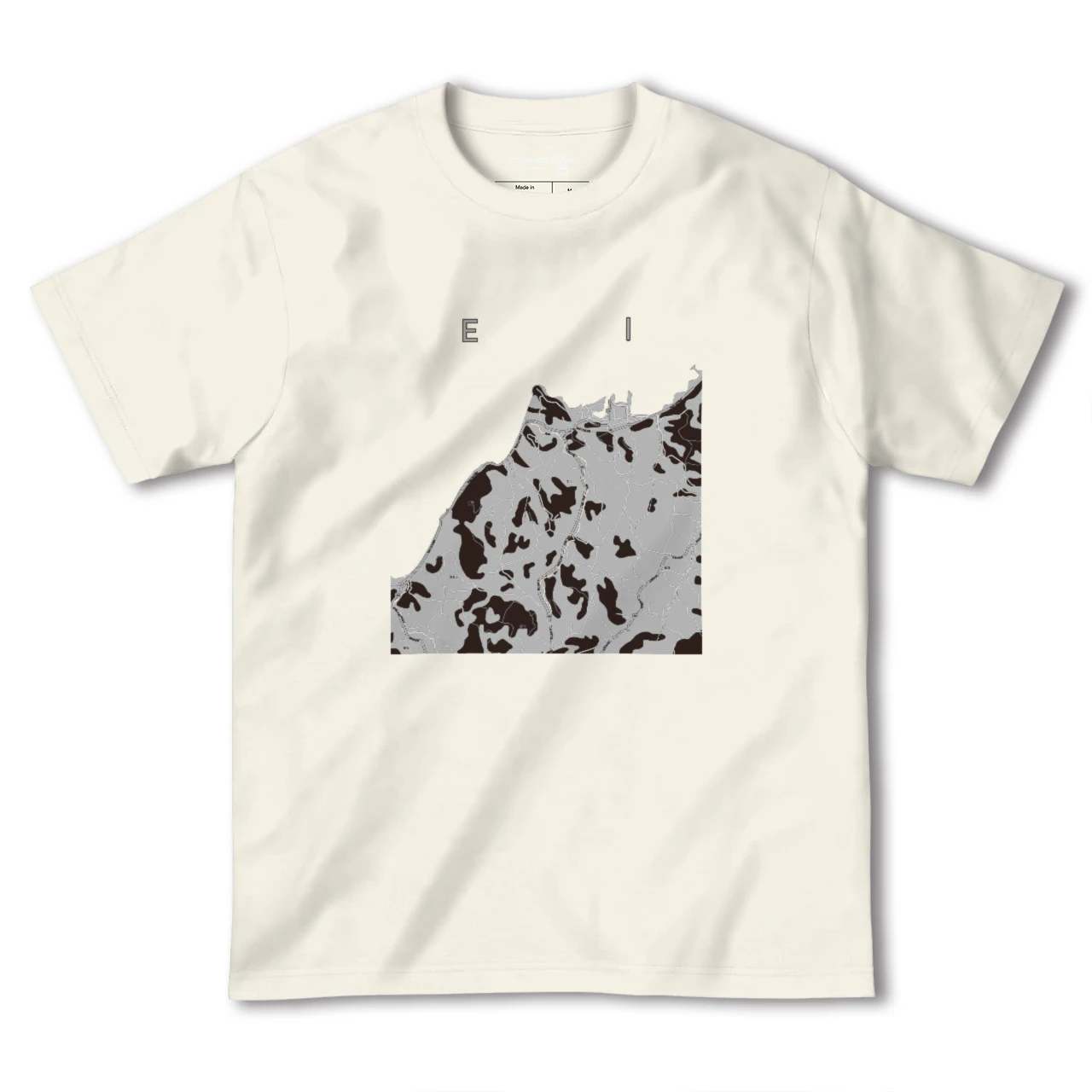 【江井(兵庫県)】地図柄ヘビーウェイトTシャツ