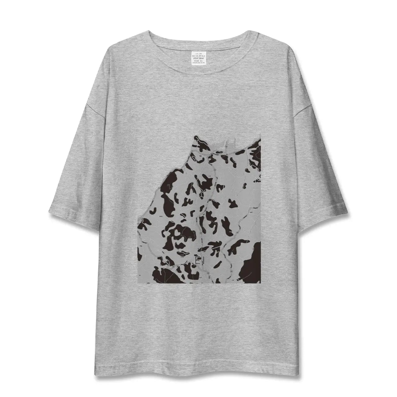 【江井(兵庫県)】地図柄ビッグシルエットTシャツ