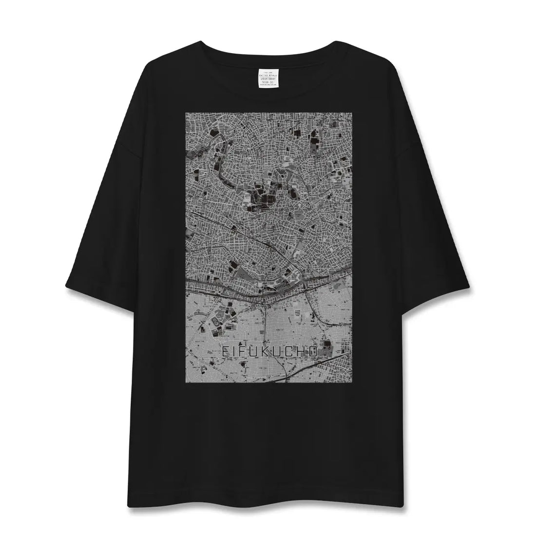 【永福町(東京都)】地図柄ビッグシルエットTシャツ