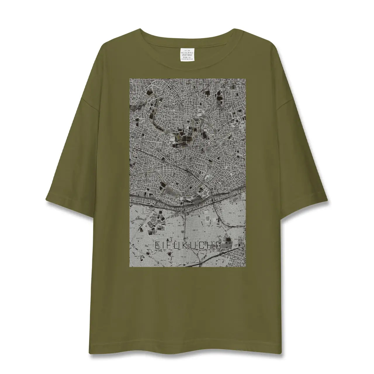 【永福町(東京都)】地図柄ビッグシルエットTシャツ