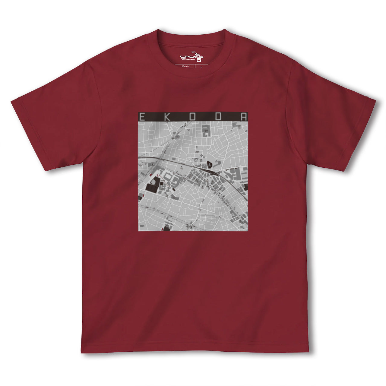 【江古田(東京都)】地図柄ヘビーウェイトTシャツ