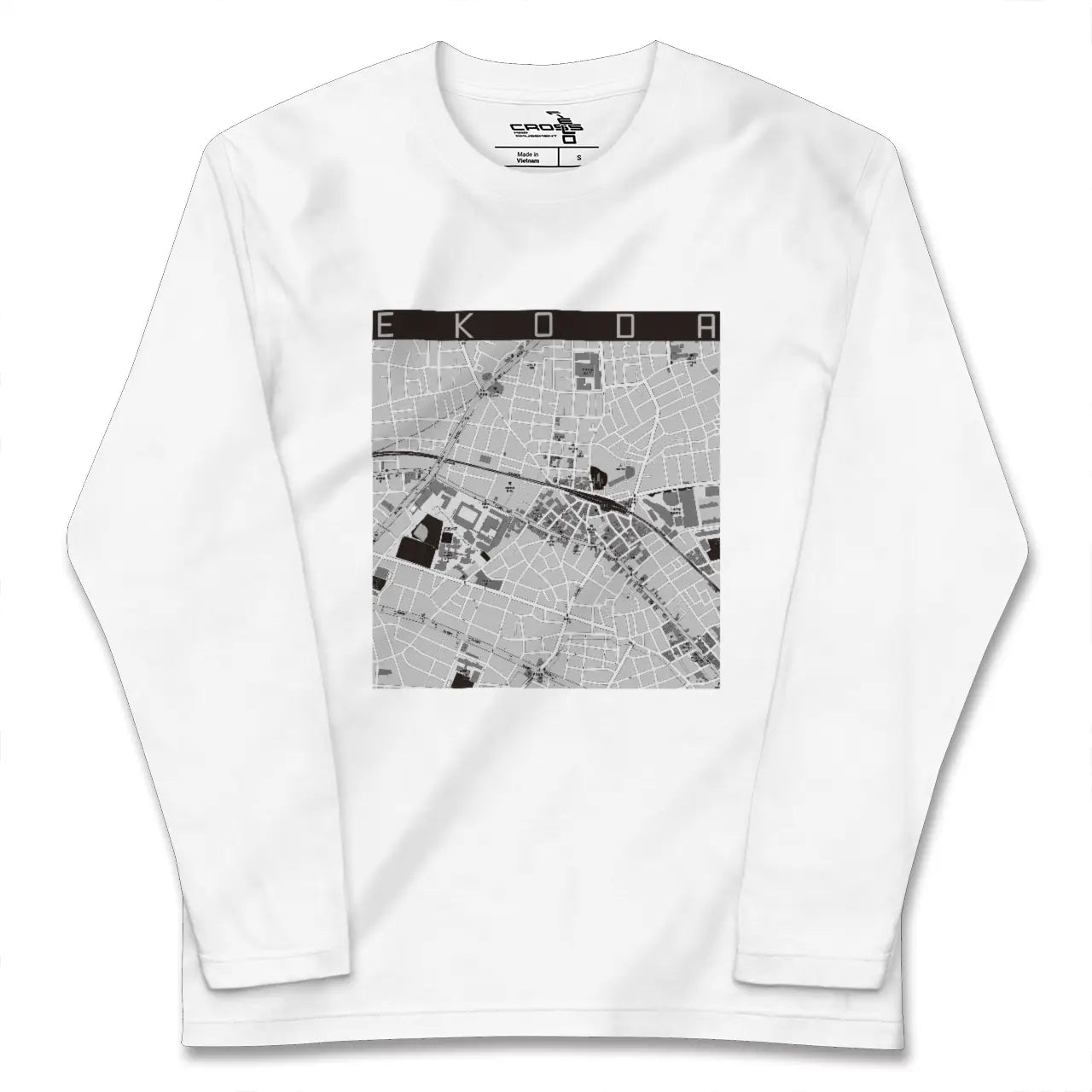 【江古田(東京都)】地図柄ロングスリーブTシャツ