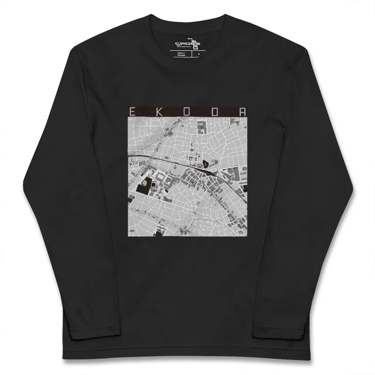【江古田(東京都)】地図柄ロングスリーブTシャツ