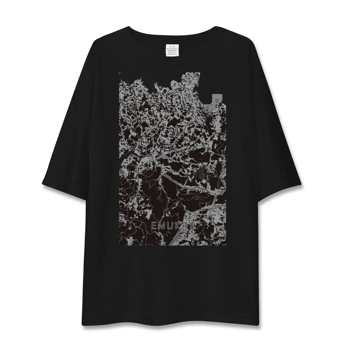 【江迎(長崎県)】地図柄ビッグシルエットTシャツ