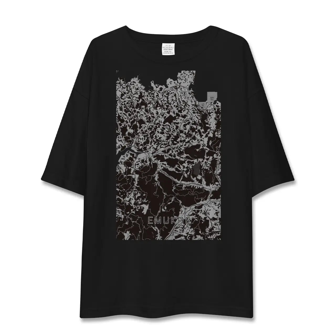 【江迎(長崎県)】地図柄ビッグシルエットTシャツ