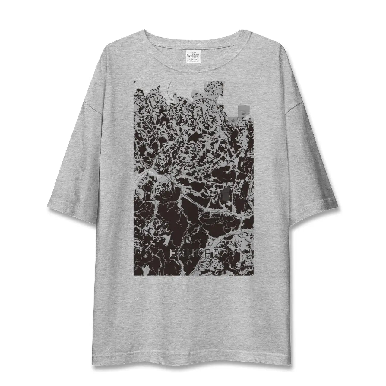 【江迎(長崎県)】地図柄ビッグシルエットTシャツ