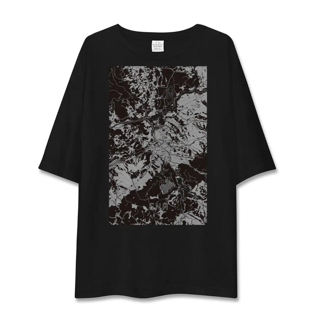 【恵那(岐阜県)】地図柄ビッグシルエットTシャツ