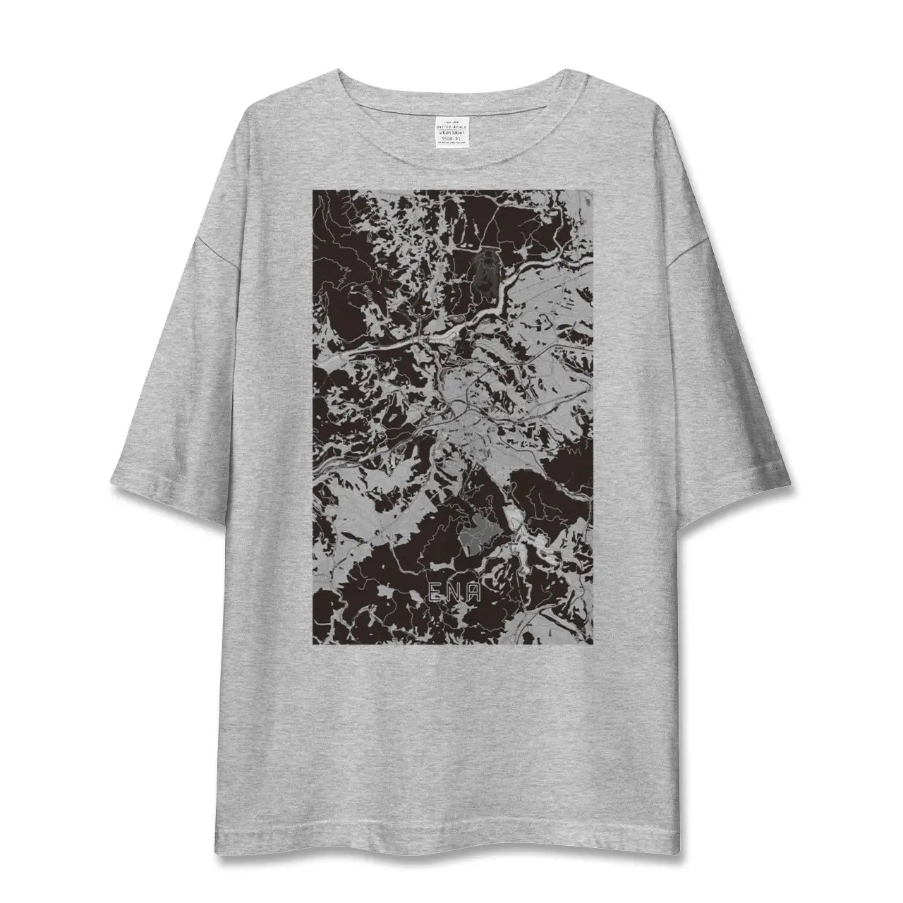 【恵那(岐阜県)】地図柄ビッグシルエットTシャツ